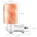 TomCare Himalayan Salt Lamp Natural Hand Carved Himalayan Salt Light Glow Crystal Rock Salt Lamps Wall Night Light Bulbs with UL Listed Plug for Lighting and Decoration (2)