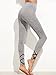 SweatyRocks Women's Striped High Waist Yoga Workout Leggings