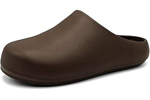 AMOJI Adult Arch Support Clogs Recovery Sandals Slip on Garden Shoes