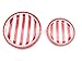 Oojami Serves 30 Complete Party Pack Red & White Stripes 9