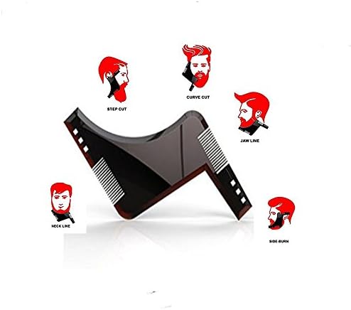 FIGHTA Double beard styling comb and comb template tools