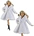 HongShun White Fashion Fur Coat+Boots for 11