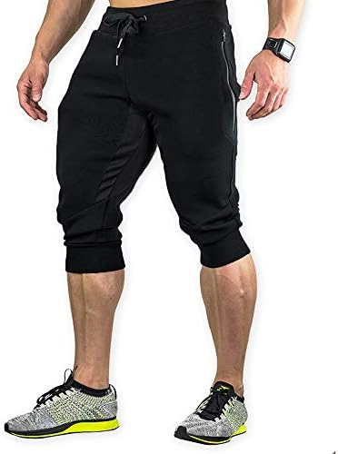 Gopune ジョガーパンツ ジム メンズ ロングパンツ ハーフパンツ メンズ スポーツ 七分丈 トレーニングウェア