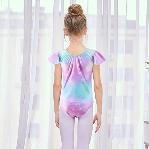 MHJY Girls Gymnastics Leotard Unicorn Ballet Dancewear One-Piece Activewear Bodysuit Athletic Leotards