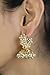 MUCH-MORE Bollywood Ethnic Fashion Gold Tone Faux Pearl Polki Bali Jhumki Earring Indian Traditional Jewelry For Women (6008) B