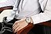 Original Stainless Steel Automatic Tourbillion Brown Genuine Leather Band Men's Watch