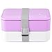 Pretty Bento Box/Bento Lunch Box (Light Pink) Multi-Compartment Bento Boxes with Utensils