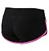 FIRM ABS Women's Pro Cool 3-Inch Compression Shorts Black/Pink Small