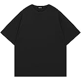 Vamtac Cotton T Shirts for Men Loose fit Short Sleeve Shirts Crewneck Tshirt Men Plain T Shirts