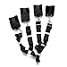 Angel Kiss Fetish Under Bed Restraint System Kit with Adjustable Soft Wrist and Ankle Cuffs Bondage Restraints Collection for Male Female Couple