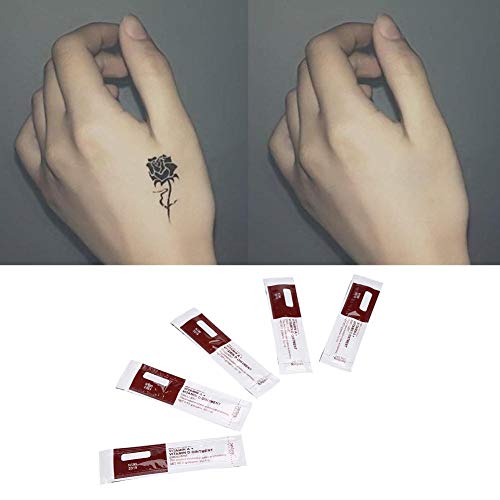 Anti Scar Tattoo Repairing Ointment Cream, 10Pcs/Set Professional Makeup Tattoo Repairing Care Lotion For Permanent Makeup Tattoo Supplies(White)