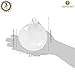 SunGrow 3 Hanging Glass Terrariums by Spherical Air Plant Orb, Handmade, Heat-Resistant Glass, Create Refreshing Atmosphere in Terrace Garden