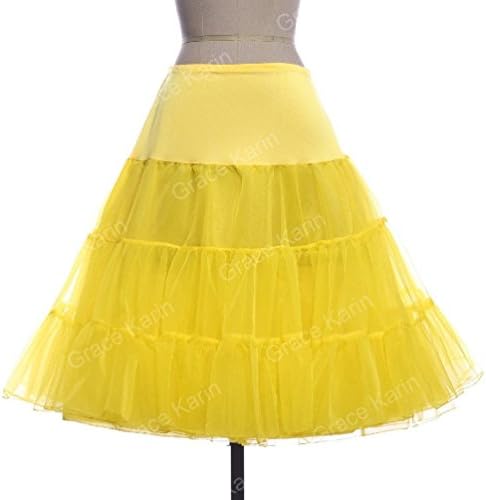 Jewelryfinds 50S 60S Vintage Long Slip Petticoat Under Skirt Tutu Bridal Wedding Under Dress