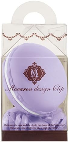 Macaroon design clip 12 pcs case clip set MC-12 blueberries (BU) / 25901