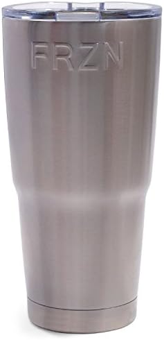 FRZN Double Walled Vacuum Insulated Tumbler, 30 oz, Stainless Steel