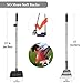 TNELTUEB Dog Pooper Scooper, Metal Pet Poop Tray and Rake with Long Stainless Handle Best Bin with Rake for Large Dog