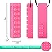 Accmor 4 Pack Sensory Chewing Necklace for ADHD, Teething, Autism, Biting, Oral Motor Chewy Stick/Tube Toy Jewelry for Boys, Girls, Adults, Toddlers(Purple, Pink)