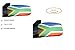 South Africa flags for car mirrors Cover with Stretchable material made by Spandex and polyester. Set of 2 flags (South Africa)