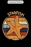 Composition Notebook: 70s Retro Starfishes Quote Art Outfit Gift Vintage Starfish  Journal/Notebook Blank Lined Ruled 6x9 100 Pages