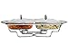 Galashield Buffet Server and Warming Tray Stainless Steel with 2 Glass Dishes Food Warmer Chafing (1.5-Quart Each tray)