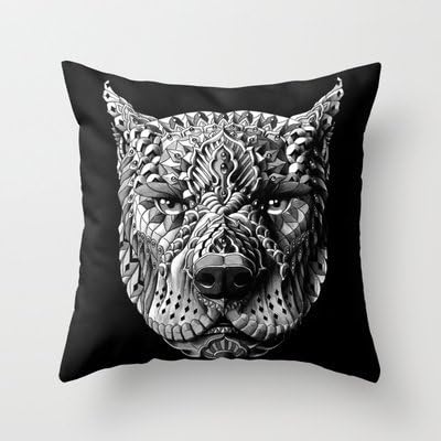 16*16 inch throw pillow cover Pitbull New arrival comfortable pillowcase