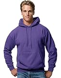 Hanes ComfortBlend EcoSmart Pullover Hoodie Sweatshirt, Purple, 3XL