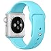GKKIOO Apple Watch Band Soft Silicone 42mm Models Replacement Straps (Mint Green)
