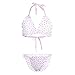 YiZYiF Men's Silky Satin Frilly Print Wirefree Bra Sissy Panties 2 Piece Lingerie Set Pajamas Pink X-Large