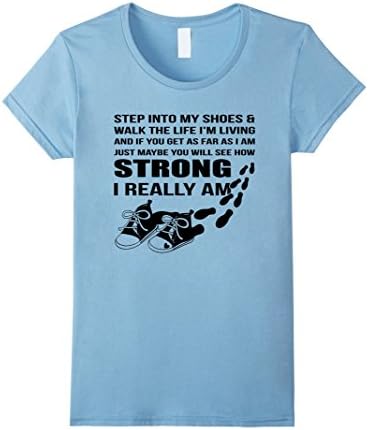 Women's Strong Women Tshirt Girl's Clothes Girl Power Shirt Small Baby Blue