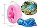 Mity Rain Baby Cake Fondant Mold,3D Silicone Baby Feet,Sleeping Baby, Baby Shower Theme Cake Decorating Mold,Chocolate Mold Baking Tool, Set of 3