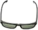 Spy Optic Discord Square Sunglasses for unisex-adult, Black/Happy Gray/Green, 57 mm