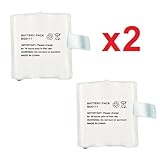 Fenzer Replacement Two-Way Radio Batteries for Midland BATT6R BATT-6R, Pack of 2