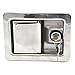 2 Stainless Door Lock Trailer Toolbox RV Handle Latch Lg Weld Screw Paddle Key