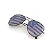 SHADERZ Aviator USA America American Flag Sunglasses - Great Accesory for 4th of July (Gunmetal, Multi)