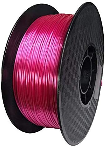 Kehuashina 3D Printer Filament PLA 1.75 mm Silk Rose red 1 KG (2.2 LBS) Spool 3D PLA Printing Material (silk rose red)