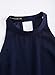Fantaist Women's Summer Halter Backless Lace Cocktail Dresses for Wedding Guest (M, FT610-Navy Blue)