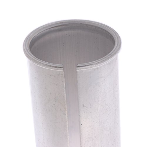 Homyl Aluminum Alloy Bike Seatpost Reducer Shim Convert Tube Adapter Multi Sizes - Siliver, 31.8mm to 35.4mm