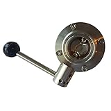 HFS (R) Sanitary Butterfly Valve - Tri Clamp Clover Stainless Steel (1.5in)