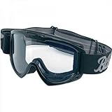 Biltwell Inc. Moto Goggles , Primary Color: Black, Distinct Name: Black/Clear Lens, Gender: Mens/Unisex MG-BLK-00-BK