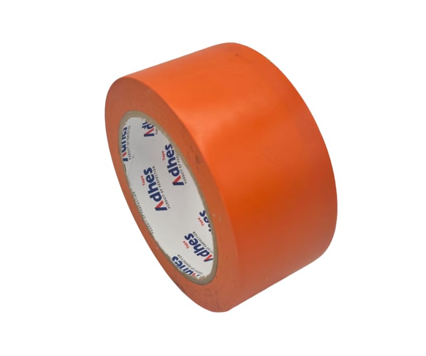 Amazinnov - Masking Tape 50 mm x 33 m Rubber Based PVC High Temperature Resistant (Orange)