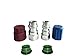 GooMeng R-12 to R-134a Retrofit Conversion Adapter Fitting 1/4 SAE Thread,R12 to R134a High/Low AC Fitting