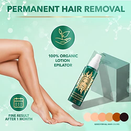 Organic Stop Hair Growth Inhibitor for Body and Face Permanent Hair