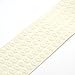 Strapcrafts 2-inch Wide White Jacquard Flowers Waistband Elastic by 2-Yard 11140