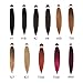ROSDINA Pre-stretched Braiding Hair - 26 Inch 8 Packs Light Brown Super Long Braiding Hair For Twist or Box Braids, Yaki Texture Hot Water Setting Synthetic Braiding Hair Extensions (26 Inch, #4-8P)