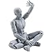 Botrong Drawing Figures for Artists Action Figure Model Human Mannequin Man Kits