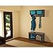 Prepac 36 inch Wide Hanging Entryway Shelf, Espresso