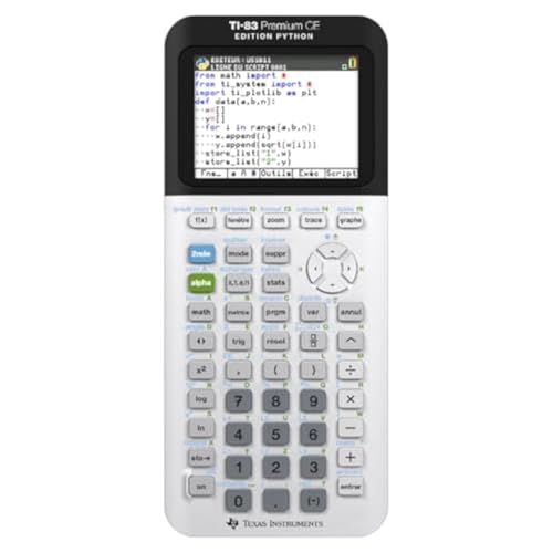 Texas Instruments TI-83 PREMIUM CE EDITION PYTHON Grafikrechner (nur mit französischer Anleitung und Sprache)