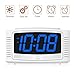 DreamSky Simple Alarm Clock with Snooze, 1.2 Inch Clear Led Digit Display with Dimmer, Electronics Clock for Bedrooms Kids and Gift