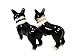 Pacific Giftware Salt & Pepper Shakers - Boston Terrier Pups Magnetic Salt and Pepper Shakers