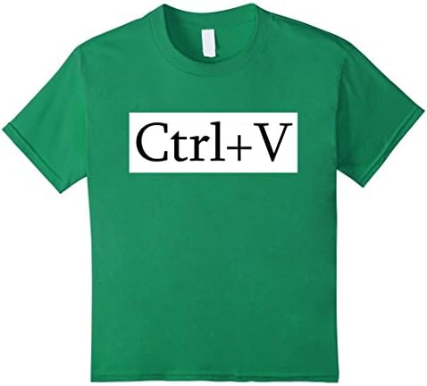 Kids Copy Paste Ctrl C Ctrl V Matching Funny Mommy Daddy Me Shirt 6 Kelly Green